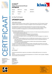 UPONOR CER Uni Pipe PLUS SYS MECH KOMO K87886-08 NL NL